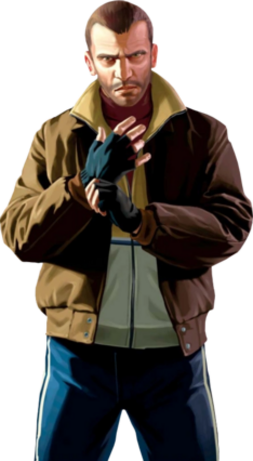 Promotional artwork for Grand Theft Auto IV