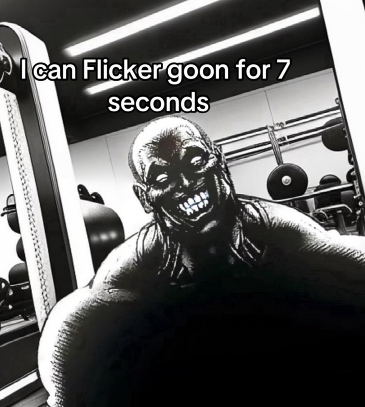 Ican Flicker goon for 7 seconds Ican Flicker goon for 7 seconds