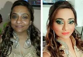 Indian Bridal Makeup Pictures Before And After