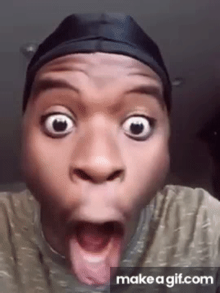 Black guy poggers (has a seizure)(original w/ sound) on Make a GIF