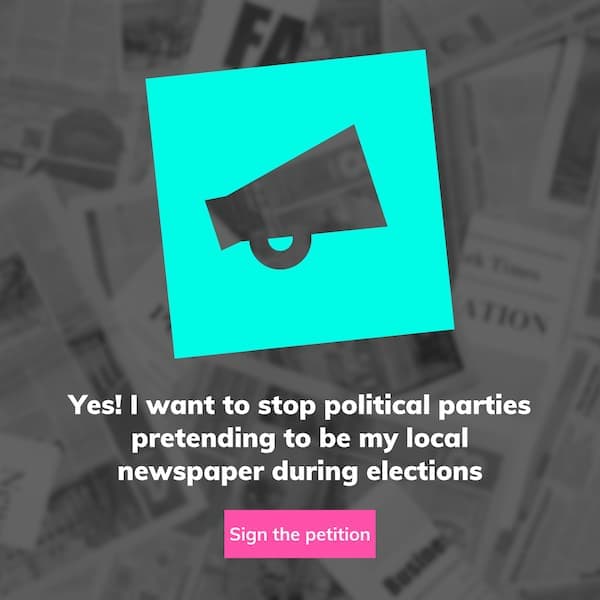 End deceptive campaigning. Add my name End deceptive campaigning. Add my name