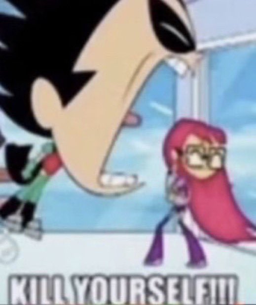 reactions on X: teen titans robin yelling at starfire  https://t.co/N84ft1iItj / X