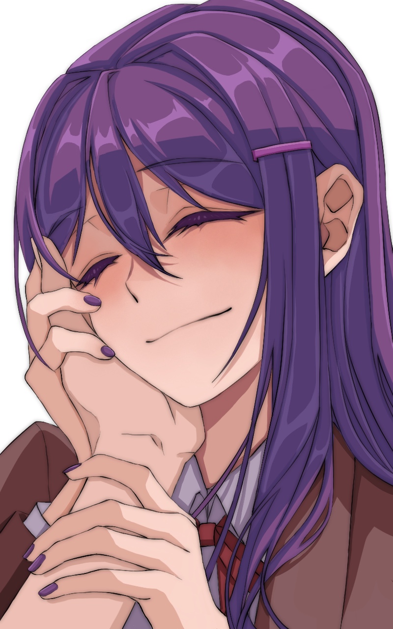 yuri (doki doki literature club) drawn by daydreamer023 | Danbooru