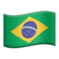 Flag: Brazil on Apple iOS 14.6