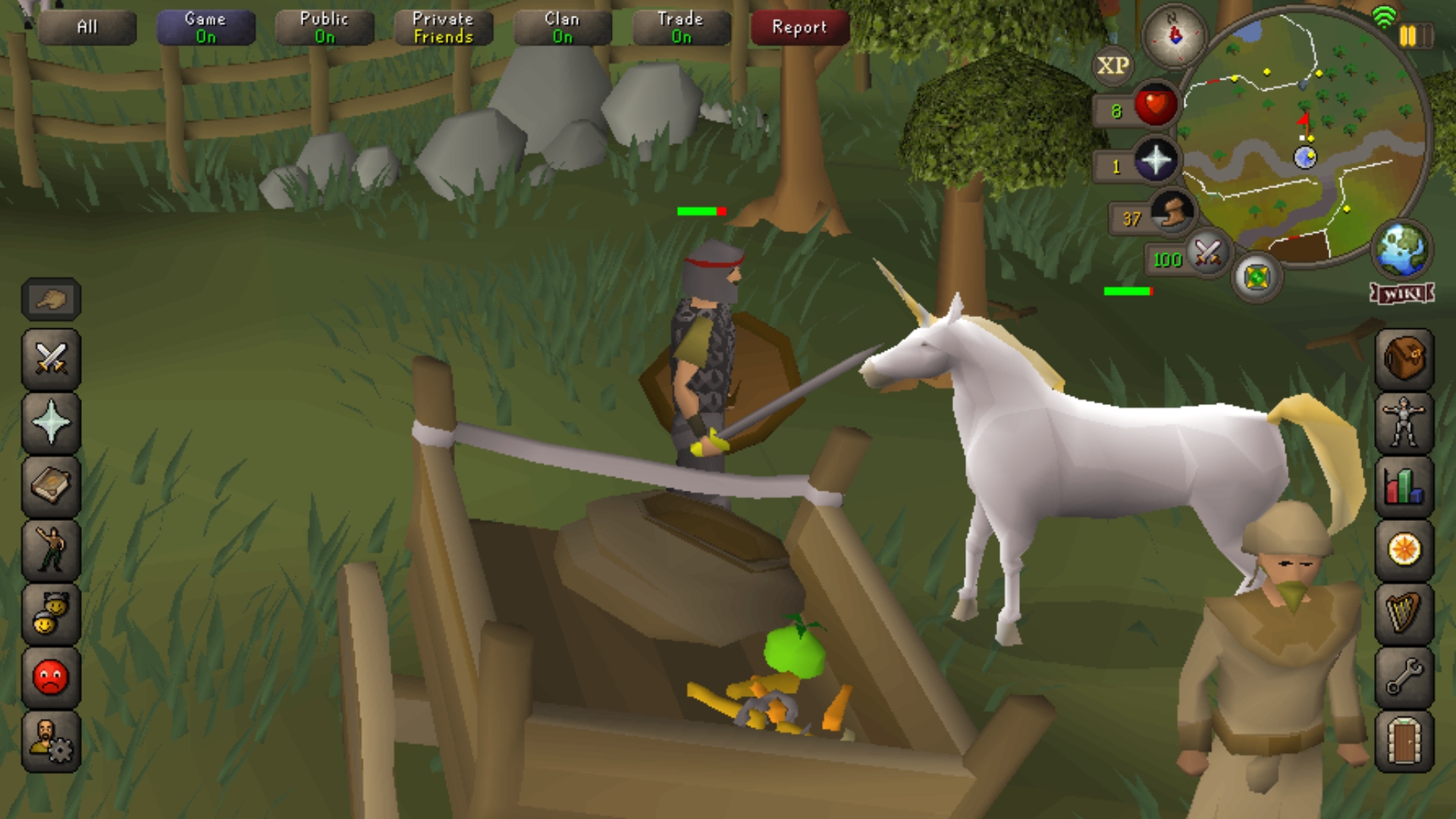 I forgot unicorns existed in osrs : runescape