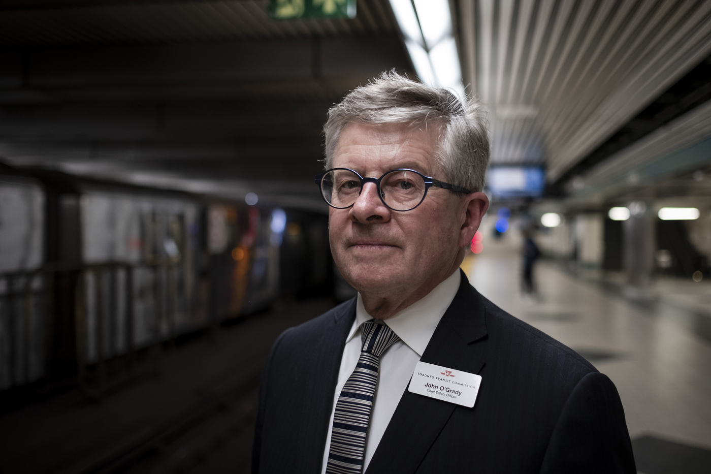 O'Grady is convinced that platform-edge doors would save lives. (Evan Mitsui/CBC)