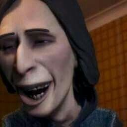 This may contain: an animated image of a woman with her mouth open and tongue out, wearing a nun costume