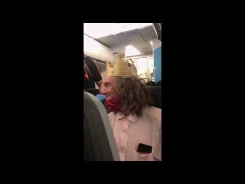 Man Wearing Burger King Crown Yells N-word On JetBlue Flight