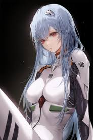 Long haired Rei by EB十 | Neon Genesis Evangelion | Know Your Meme