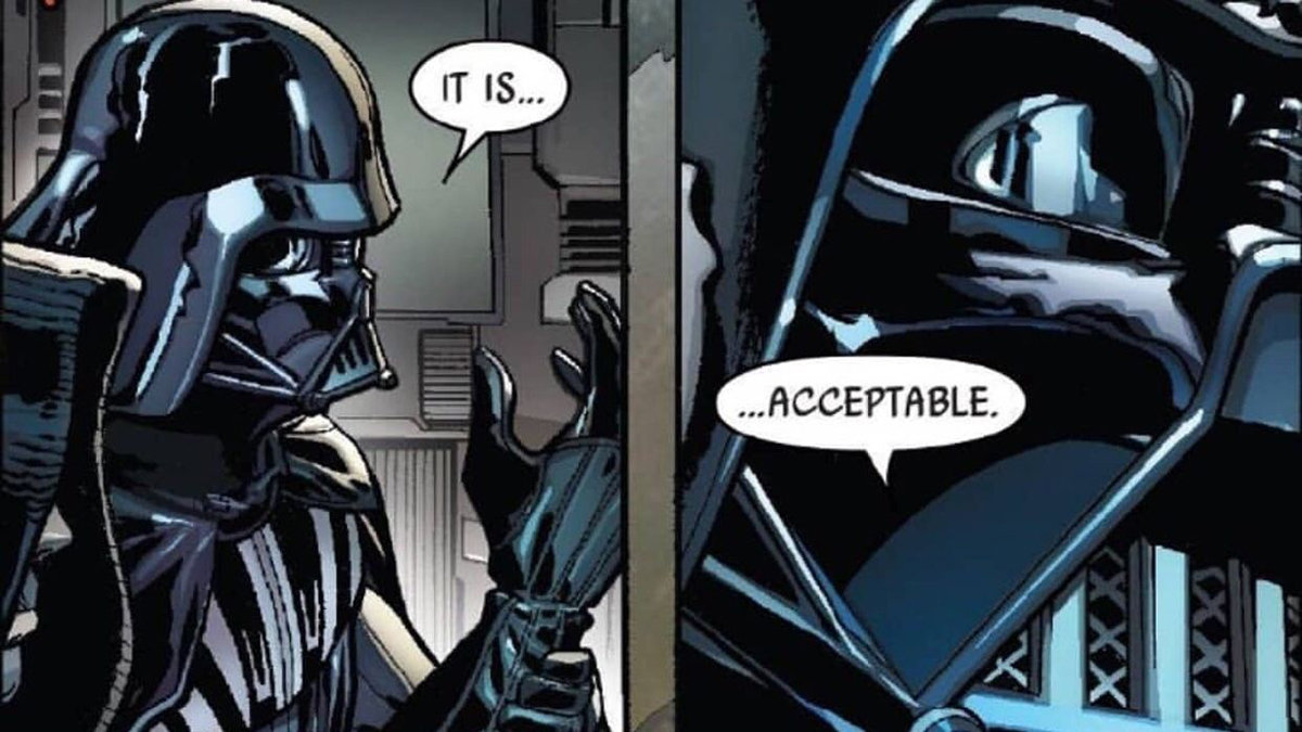 Darth Vader's It Is Acceptable | Know Your Meme