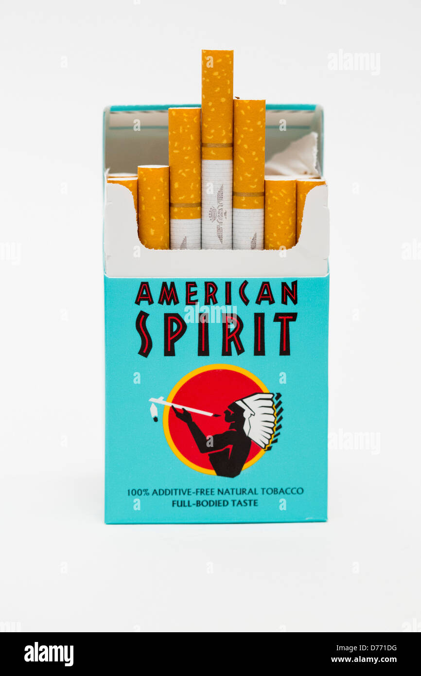A pack of American Spirit cigarettes Stock Photo - Alamy