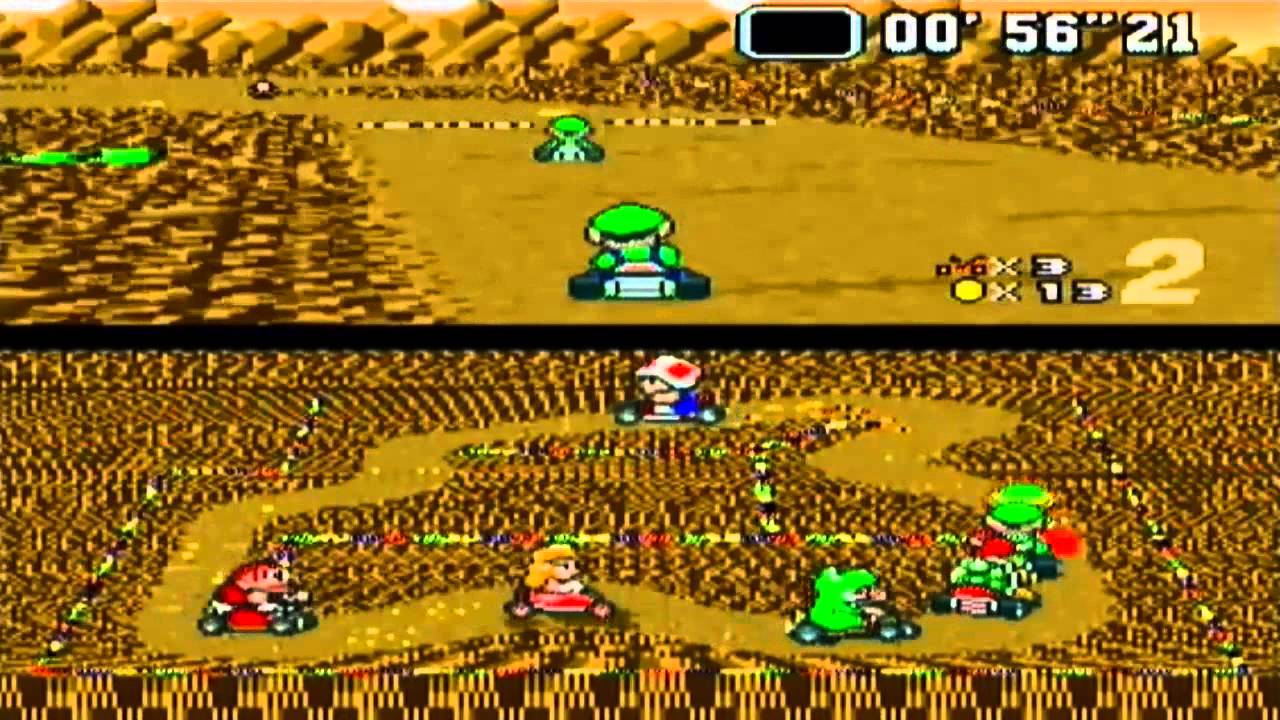 Super Mario Kart - Choco Island 1