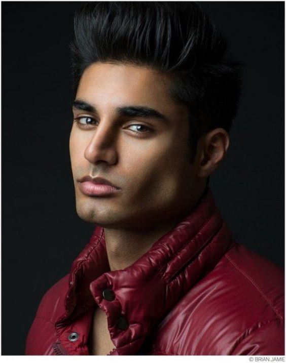 male brown model
