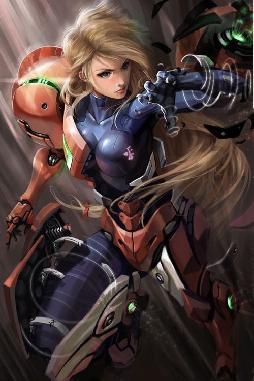 Resultado de imagen de samus aran fanart