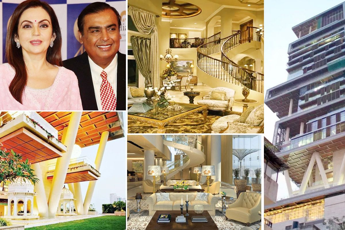 Inside Mukesh Ambani's House Antilia - 27-Storey Building With 3 Helipads,  6 Floors of Car Parking, And More