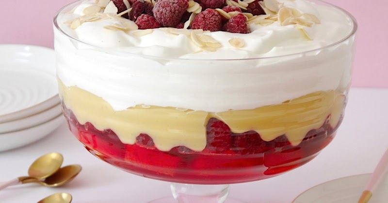 Classic English Trifle With Store Cupboard Ingredients and Frozen  Raspberries - Party Ideas | Party Printables Blog