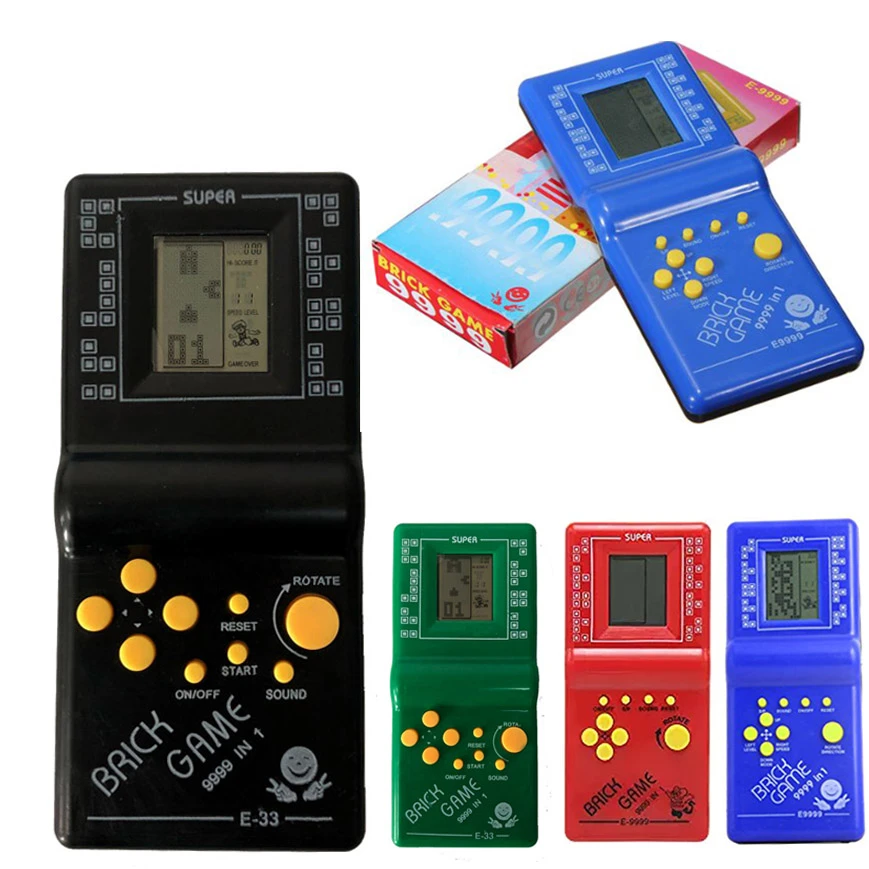 Childhood Retro Classic Tetris Handheld Game Player 2.7'' LCD Electronic  GameToys Pocket Console Riddle Educational Gift for Kid|Handheld Game  Players| - AliExpress