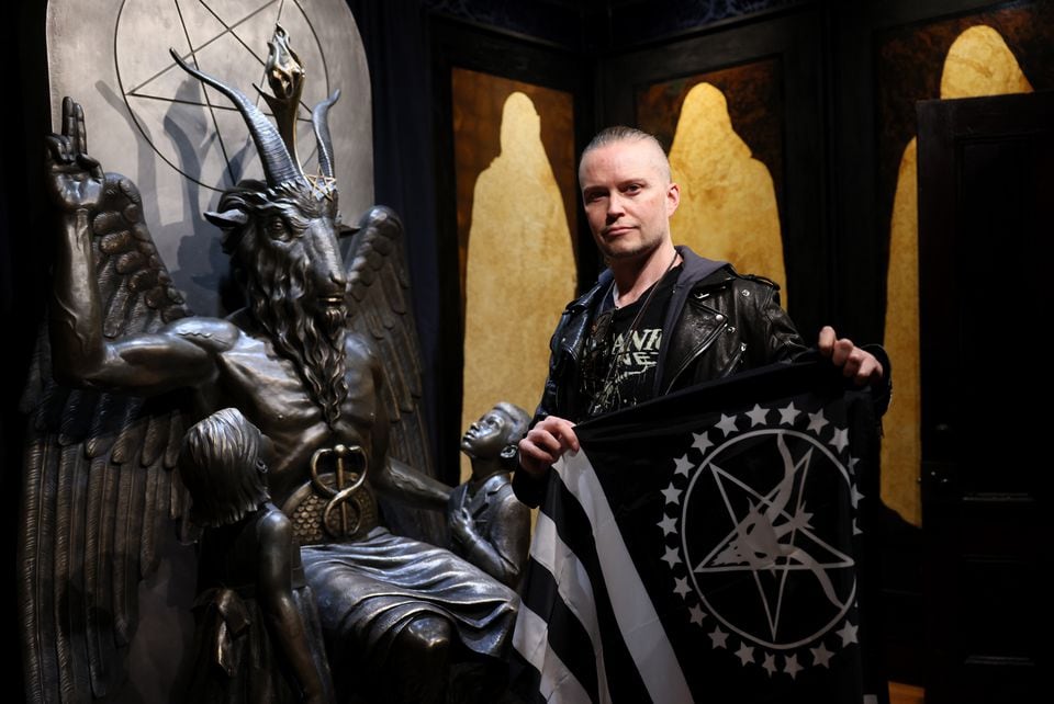 Lucien Greaves, a co-founder and spokesman for The Satanic Temple.