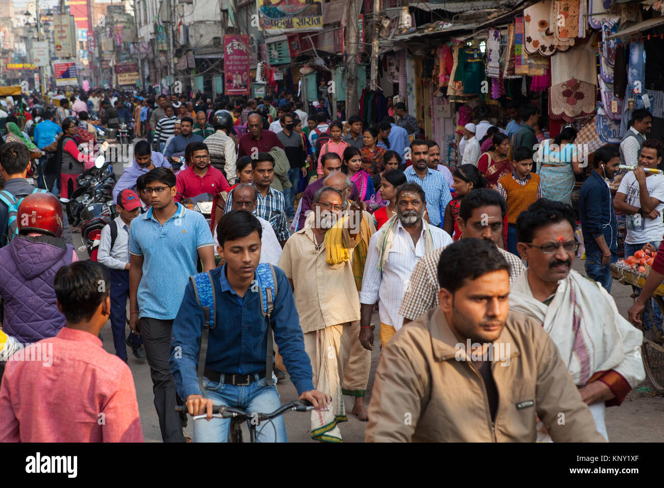 a-busy-and-congested-dasashwamedh-ghat-road-in-varanasi-india-KNY1XF.jpg