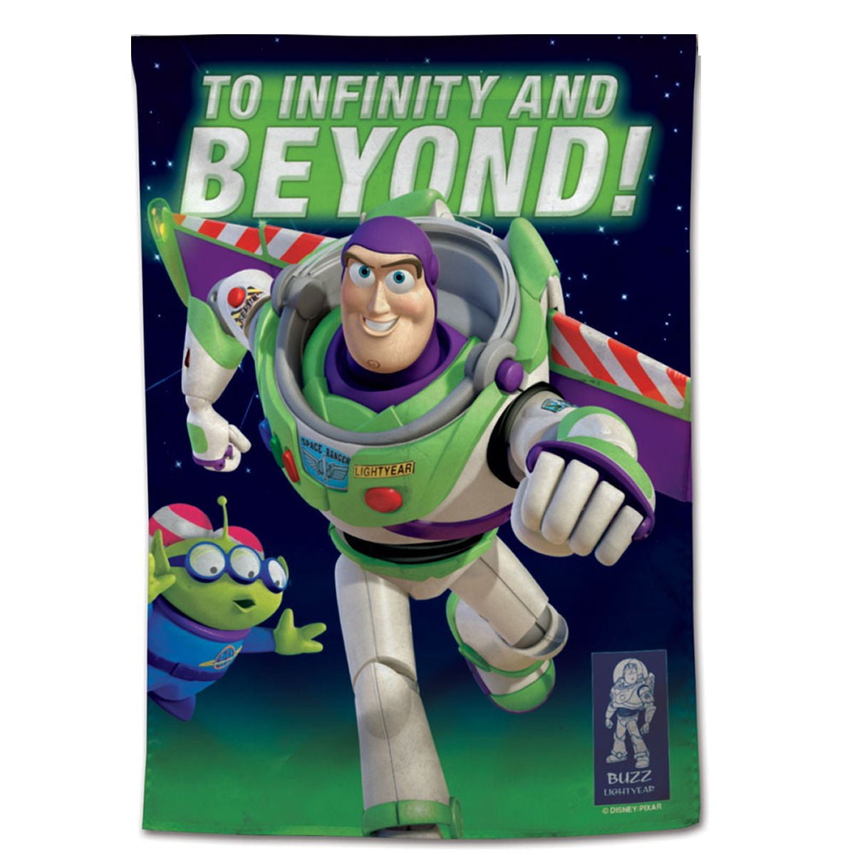 Official Buzz Lightyear to Infinity and Beyond Banner Flag - Walmart ...
