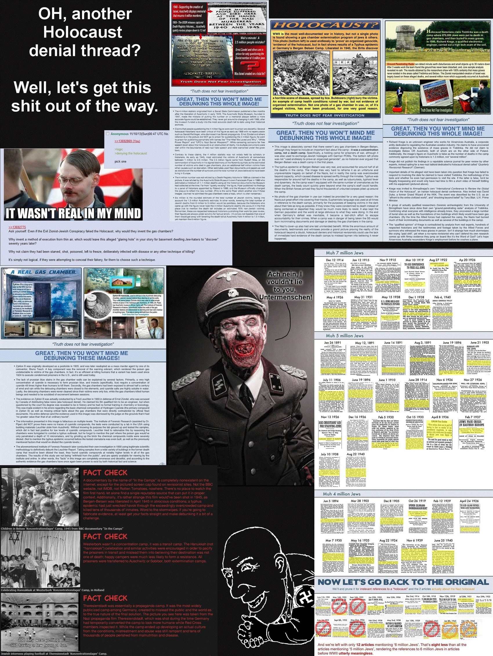 Image result for 4chan pol infograph holocaust