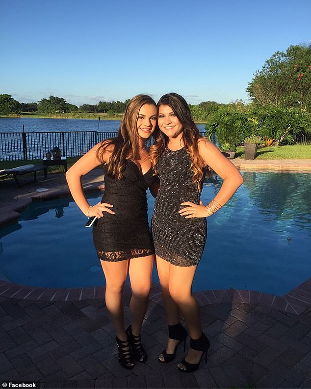 Sydney (right) was close friends with Meadow Pollack (pictured left), one of the victims of the Parkland shooting