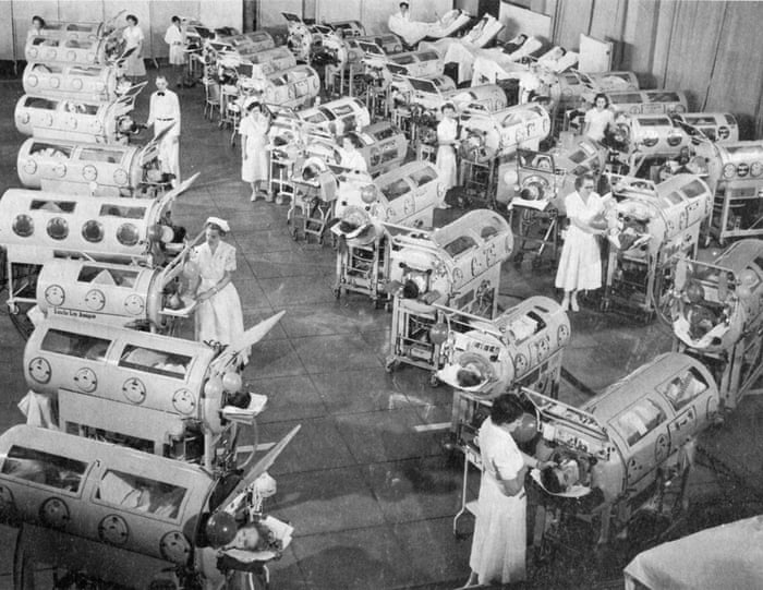 The man in the iron lung | Polio | The Guardian