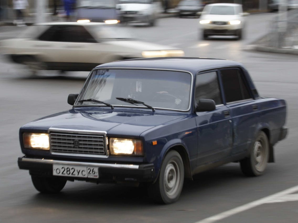 The Price of Russia's Most Popular Car the Lada Jumps Due to Weak Ruble