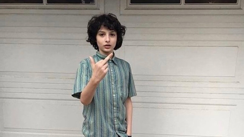 Finn Wolfhard Middle Finger Reaction | Know Your Meme