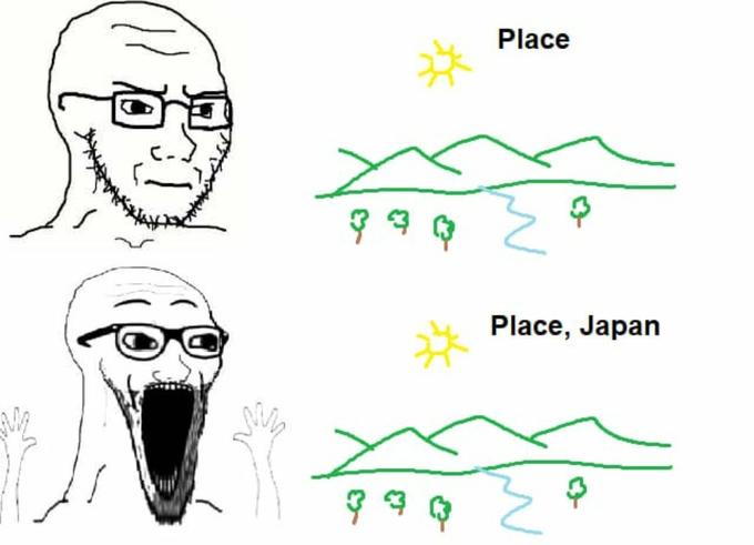 Place Place, Japan Japan Nose Head Facial expression White Product Jaw Organism Happy Gesture Font Rectangle Art Slope