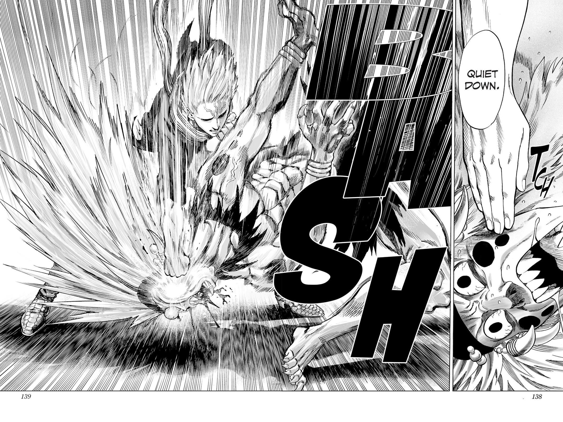 I didn't notice sweet mask used one inch punch before! | One punch man,  Manga art, Manga