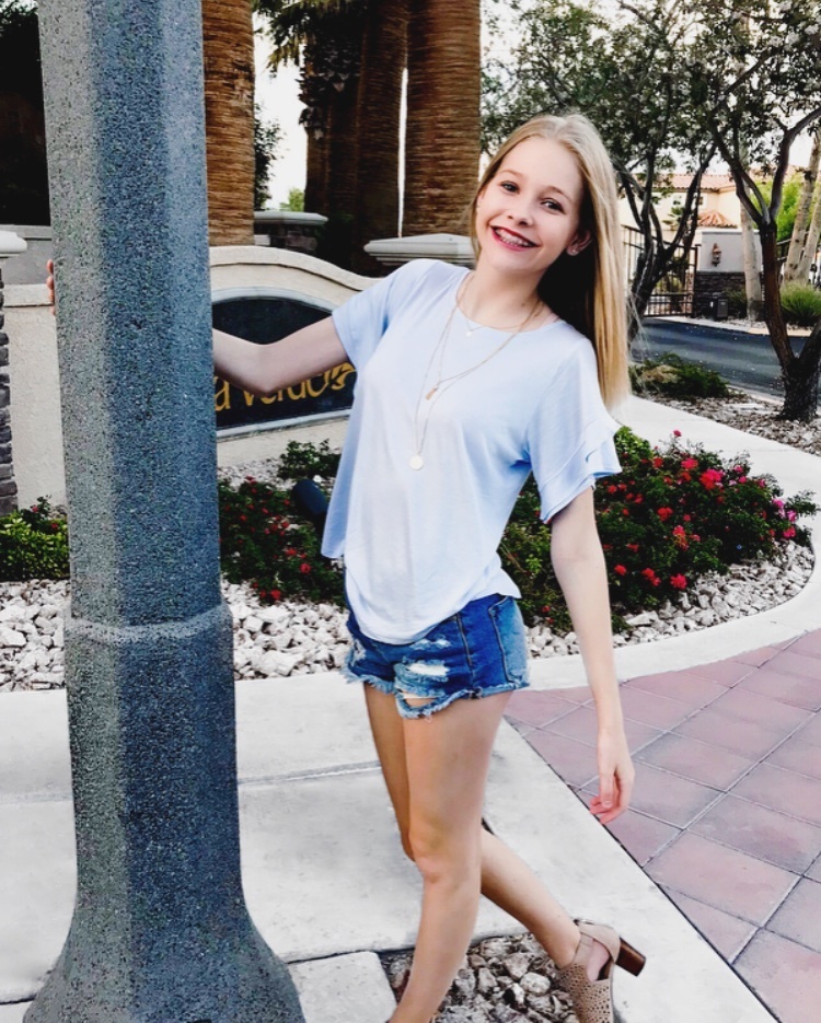 Fashion Look Featuring LOFT Petite Tops and Mossimo Teen Girls' Shorts by  bmcousins - ShopStyle