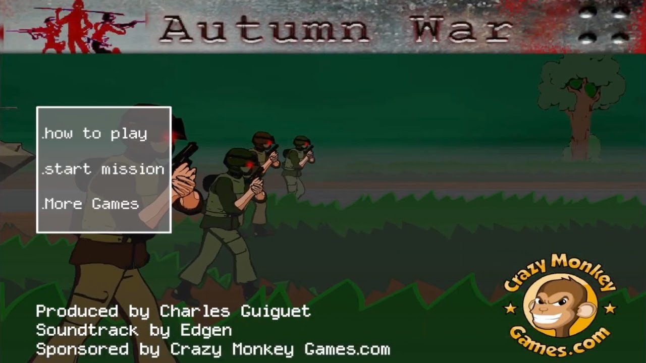 Autumn War Flash Game - All Missions Playthrough - YouTube