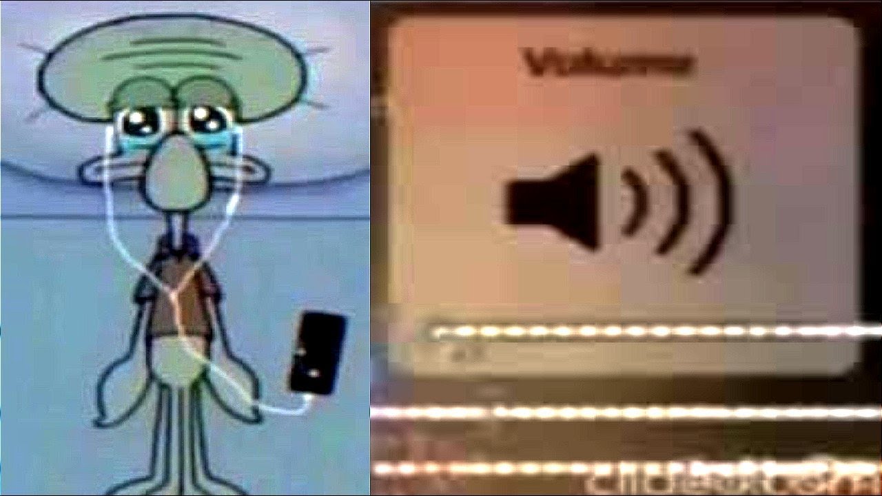 Squidward Listening To Music In Bed | Know Your Meme