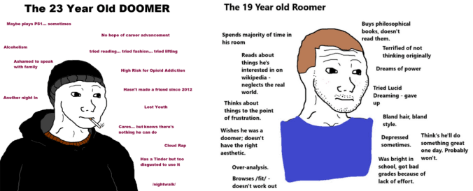 Doomer Zoomer Bloomer Roomer