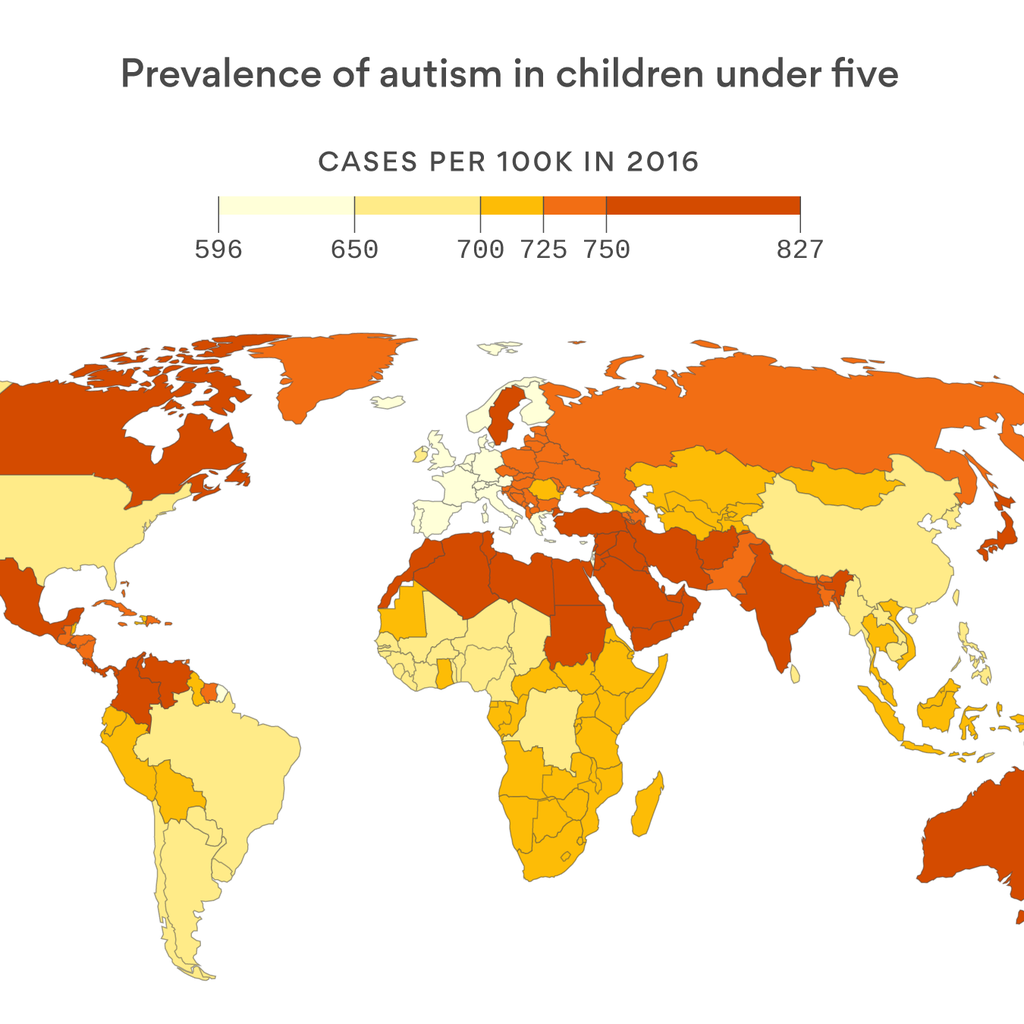 Most of the world's autistic children live in countries with few resources