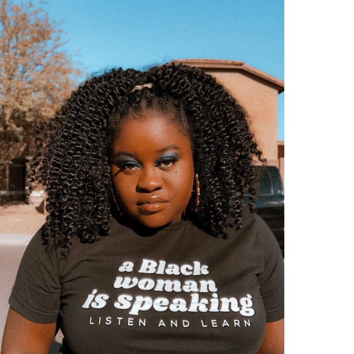 Get a Black woman is speaking listen and learn shirt For ...