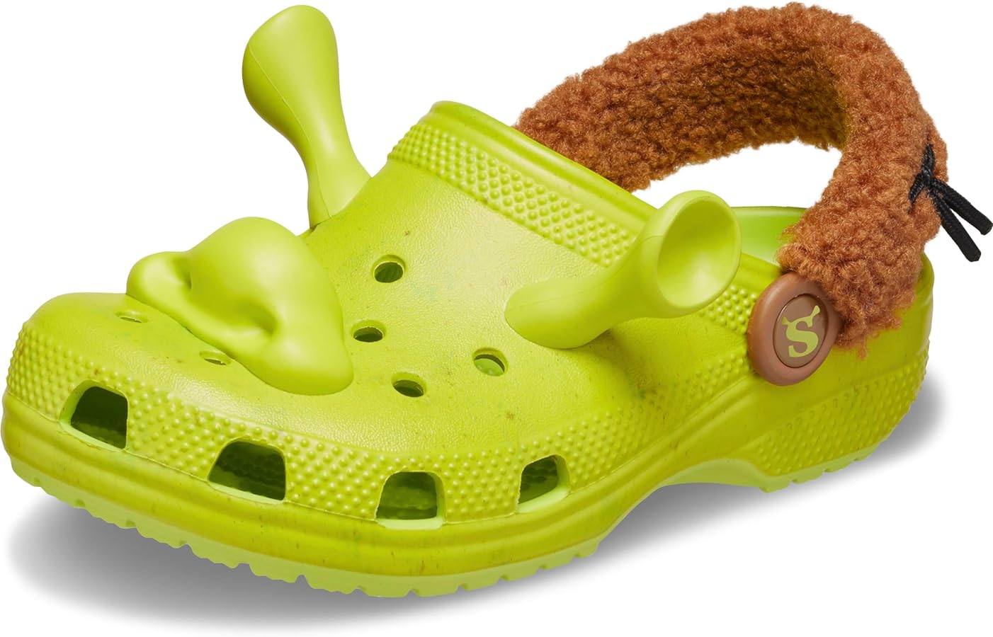 Amazon.com | Crocs Unisex-Child Classic Shrek Clogs, Lime Punch, 4 Toddler  | Clogs & Mules