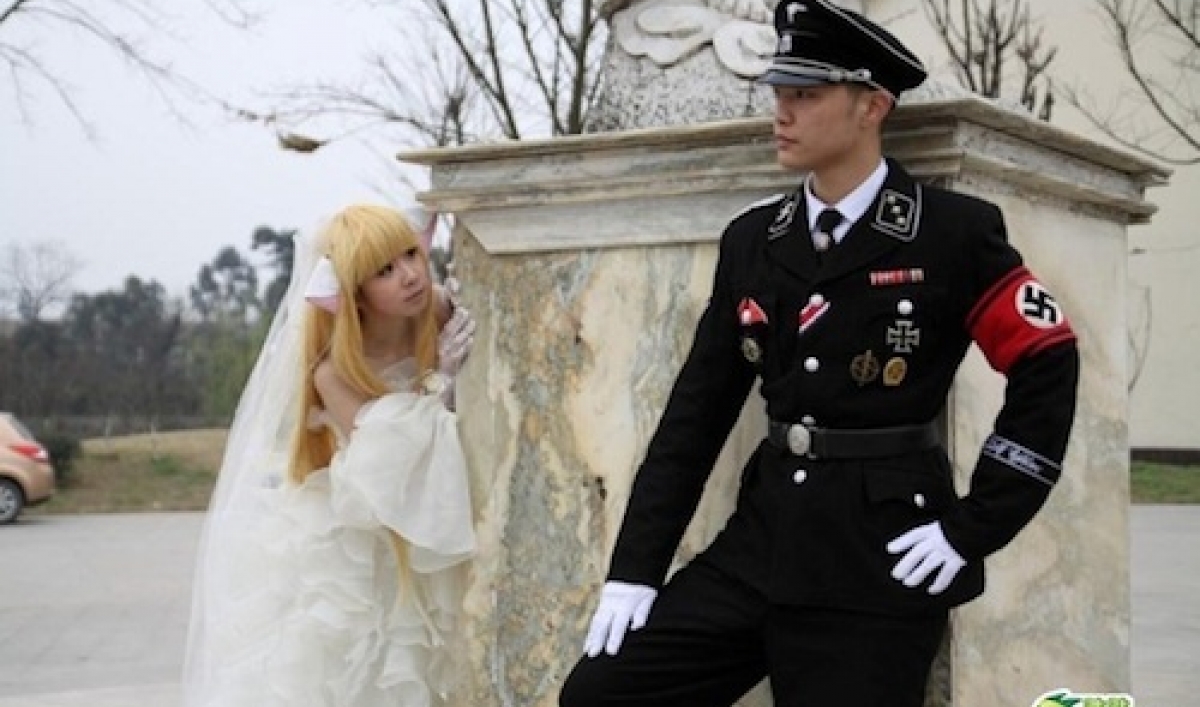 Chinese lovebirds in Nazi garb | The World from PRX