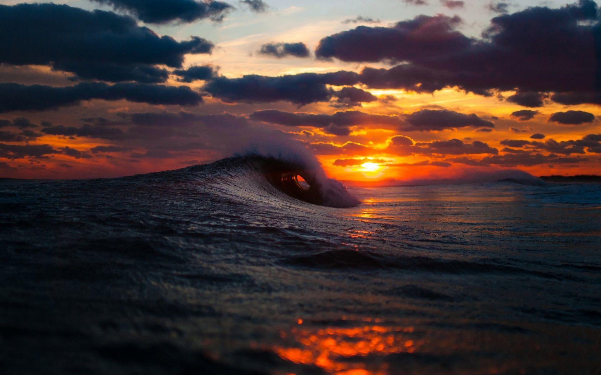 Ocean Sunset Wallpapers - Top Free Ocean Sunset Backgrounds -  WallpaperAccess
